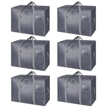 28 Gallon Moving Totes With Reinforced Handles, Heavy-Duty Underbed Storage Bag  - £47.96 GBP