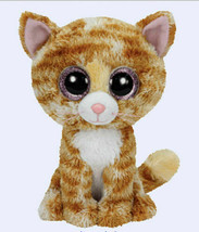 Ty Beanie Boos 9" Tabitha the Tan Striped Cat Plush Retired Gently Used 2014 - $18.99