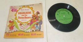 Goldilocks and the Three Bears #315 Read Along DISNEYLAND Book 33 Record - £10.81 GBP