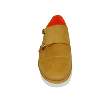 Men Tayno Dressy Casual Soft Suede Comfortable Double Buckle #Freshman Yellow image 3