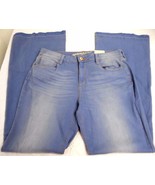 Women&#39;s Juniors Arizona Jeans Wide Leg Retro Sky Size 9 Released Hem NEW - $35.82 CAD