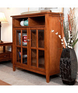 Mission Craftsman Shaker Solid Pine Entertainment Center TV Stand Cabine... - $549.00