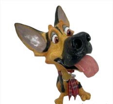 German Shepherd Figurine Little Paws Dog Sculpted Pet 314-LP-SAS 5.5 in High image 1