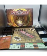 Lord of the Rings Trilogy Monopoly Parker Brothers Complete Very Good Co... - $34.16