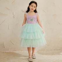 New Baby Girl Mermaid Princess Girls&#39; Kids Dresses Sizes Available - £44.87 GBP