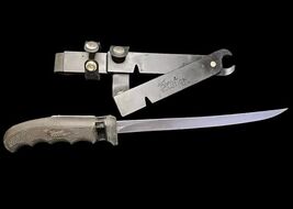 CUTCO Model 5721 Fishermans Solution &amp; Sheath Pivoting Sheath Line Cutte... - $115.47