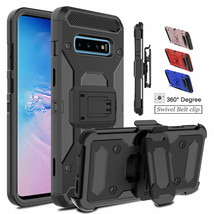 Hybrid Armor Rugged Case with Kickstand &amp; Belt Clip for Samsung Galaxy Note 9 - £22.29 GBP