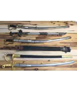 Lot of 6 Reproduction Swords Blade Prop Decorative India, Wilkinson, Mar... - £373.15 GBP