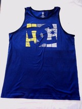 Men&#39;s DC Shoes Co. Tank Top Blue &amp; Yellow Size Small  NEW - £14.14 GBP
