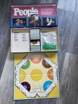 Vintage 1984 People Weekly Trivia Family Board Game Complete Set - £6.26 GBP