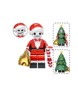 Minifigure Santa Jack Nightmare Before Christmas With X Mas Tree Bulk Block - $8.19