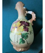 EWER VASE  BISQUE PORCELAIN FLORAL CHINESE 7&quot; PICK ONE - £60.52 GBP