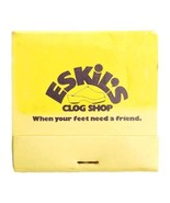 Eskil&#39;s Clog Shop Vintage Matchbook National Chain Advertisement Unstruc... - £15.12 GBP