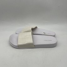 Nine West  White Slide SandalsFaux Leather Platform Slip On  Size 9 M - £15.52 GBP