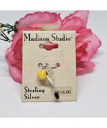 Madison Studio Sterling Silver Tennis Rocket &amp; Ball Charm on the Origina... - $12.95