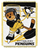 Pittsburgh Penguins OFFICIAL NHL &quot;Score Baby&quot;  36&quot;x 46&quot; Triple Woven Throw - $34.99