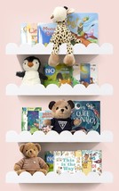 Scalloped Shelves For Nursery - Wall Book Shelves For Bedroom Kids,, White - $32.99