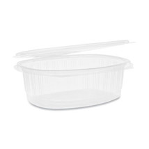 Pactiv PCTYCA910480000 48 oz EarthChoice PET Hinged Lid Deli Containers  Clear - £122.89 GBP