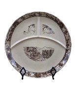 Vintage Tepco Western Traveler Divided Chop Plate 13” Restaurant Platter #3 - £66.11 GBP