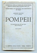 Pompeii Guide Book by Amedeo Maiuri 1945 - £7.87 GBP