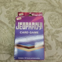Jeopardy 54 Card Deck Game Family Fun Travel Father&#39;s Mother&#39;s Day Gift NOS - £5.26 GBP