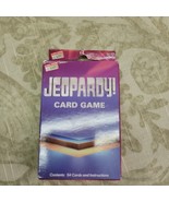 Jeopardy 54 Card Deck Game Family Fun Travel Father&#39;s Mother&#39;s Day Gift NOS - £5.28 GBP
