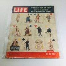 VTG Life Magazine: May 30 1955 - Rare Historic Playing Cards/America&#39;s Art Skill - £10.35 GBP