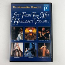 Metropolitan Opera Live from the Met Highlights Vol 1 DVD - £9.46 GBP