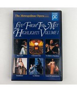 Metropolitan Opera Live from the Met Highlights Vol 1 DVD - £9.34 GBP