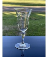 Etched Willow Moon Cut Dot Swag Pioneer Japan Sherry Glass Shot 2oz - $400.33 MXN
