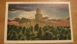State Capitol At Night Nashville Tennessee Postcard - £7.83 GBP