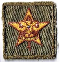Boy Scouts Of America Patch Star Rank 1940s - £11.69 GBP