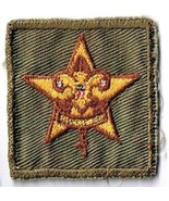 Boy Scouts Of America Patch Star Rank 1940s - £11.44 GBP