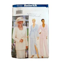 Butterick 5930 Jacket Skirt Top Pants Mother Of The Bride Dress Sz 14-18... - $5.85