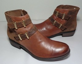 Eric Michael Size 8.5 to 9 Eur 39 TRIESTE Brown Leather Boots New Women&#39;s Shoes - £155.80 GBP