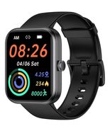 TYKOIT Smart Watch 45mm Touchscreen Heart Rate Blood Oxygen Sleep Black - $28.64 CAD