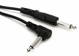 Hosa CPP-110R Interconnect Cable - 1/4-inch TS Male to Right-angle 1/4-i... - $14.04