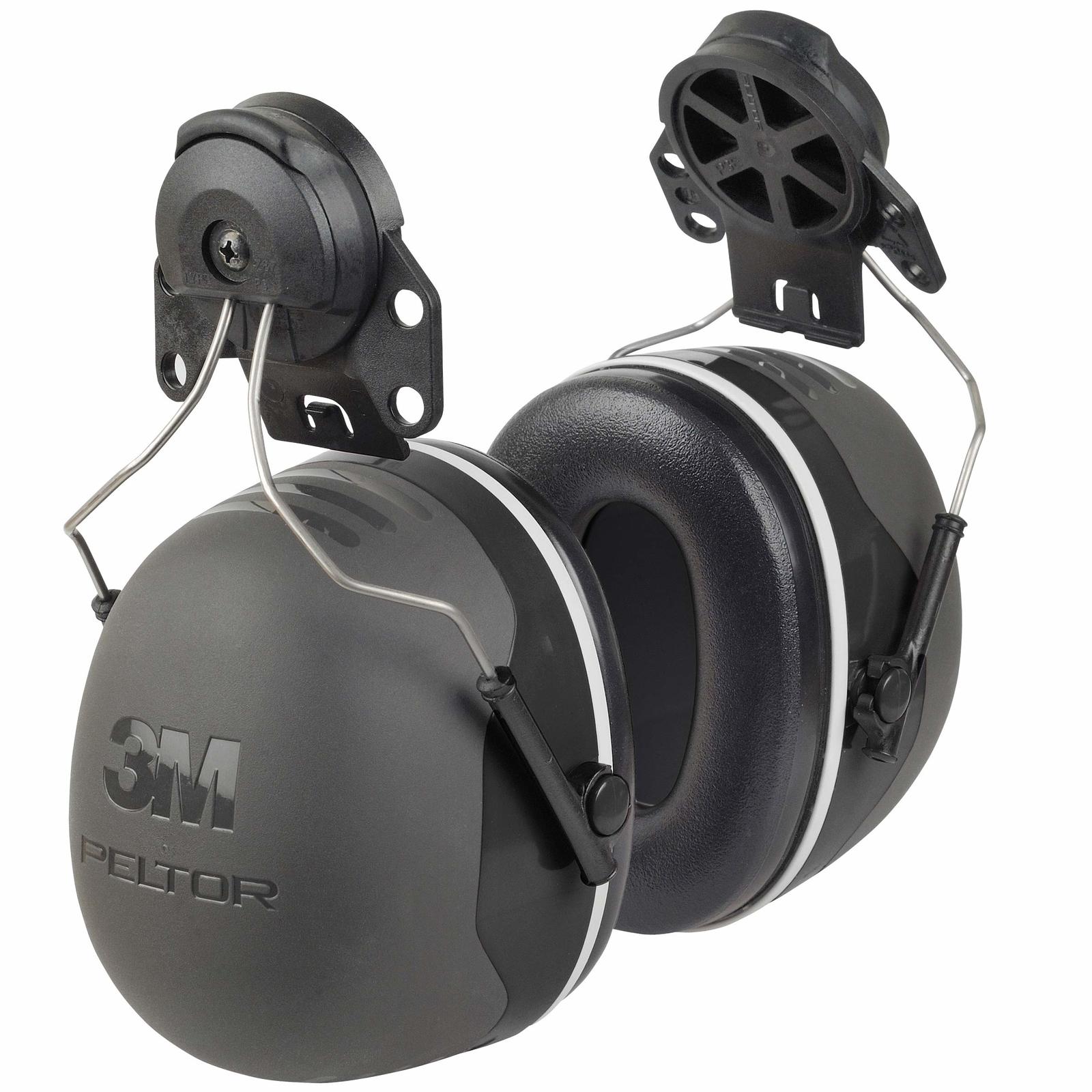 3M PELTOR Ear Muffs, Noise Protection, Hard Hat Attachment, NRR 31 dB, Construct