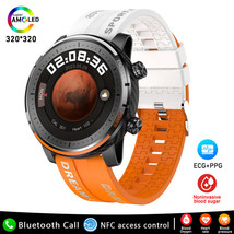 Qw66 Smart Watch Bluetooth Call Heart Rate Blood Pressure Exercise Ecg Ppg Healt - £33.63 GBP