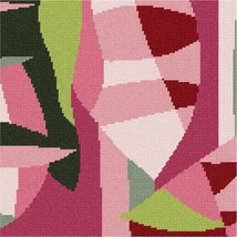 Pepita Needlepoint Canvas: Mauve Collection Abstract 1, 10&quot; x 10&quot; - £61.39 GBP+