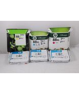HP 88XL Yellow, Cyan, Magenta  Ink Jet Cartridge  Genuine Original Box - $13.71