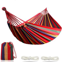 Outdoor Garden Camping Hammock With Tree Straps For Hanging, Durable Hammock - £10.36 GBP