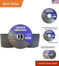 Dependable 100 Piece 4.5&quot; Aluminum Oxide Cut-Off Discs for Professional Use - $1,344.91 MXN
