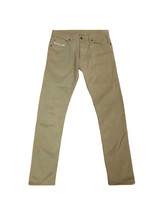 DIESEL Mens Trousers Tepphar Cosy Fit Minimalistic Pale Olive Size 29W 000SEL3 - £58.26 GBP