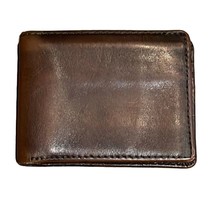 Patricia Nash Brown Leather Bifold Mens Wallet - £21.20 GBP