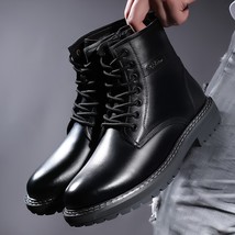 Zip Men Boots Casual Spring / Winter Work Tooling Boots Classic Men Boots Motorc - £75.11 GBP