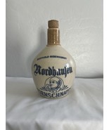 Vintage Schnapps Jug Antique Nordhaufer Kornschnapps Ceramic Stoneware - $56.05 CAD