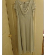 Michaelangelo Long Bridesmaid Dress Prom - Size 16 - Pale Green Celadon ... - £19.66 GBP