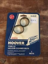 Hoover Type 57 Rubber Belts 2 Pack Pt# 59139005 SH-991 - $13.26 CAD