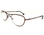 Vintage la Eyeworks Eyeglasses Frames SLAM 553 Matte Brown Round 45-25-125 - $55.91